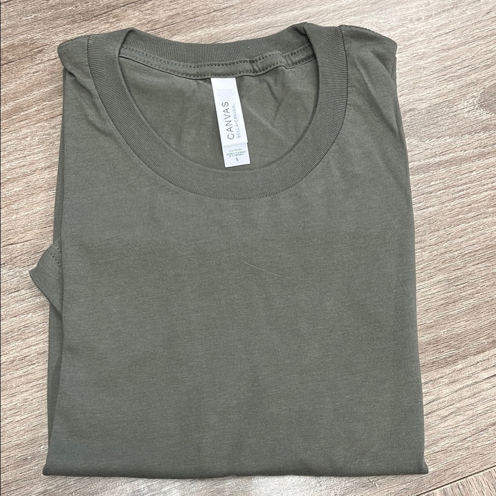 Bella Canvas Army Green T-Shirt